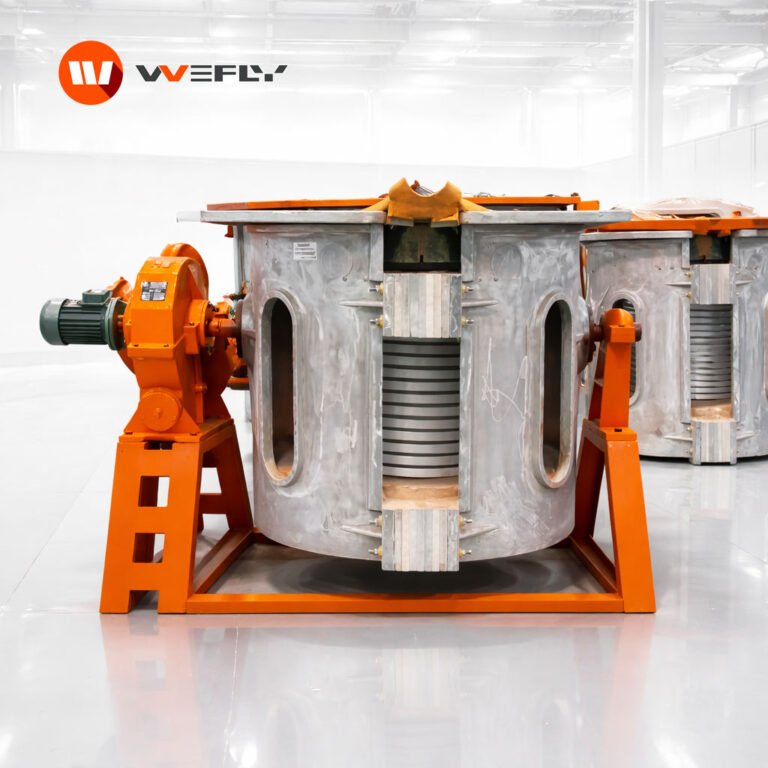 0.5T Medium Frequency Induction Melting Furnace for Scrap Steel