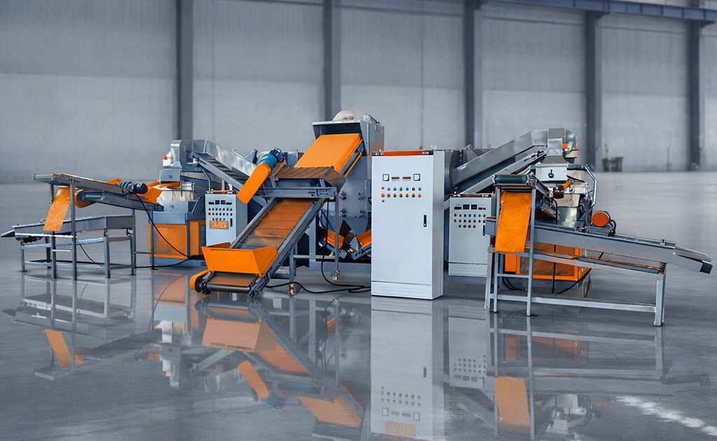 WOLFU Scrap Copper Wire Recycling Separator Machine