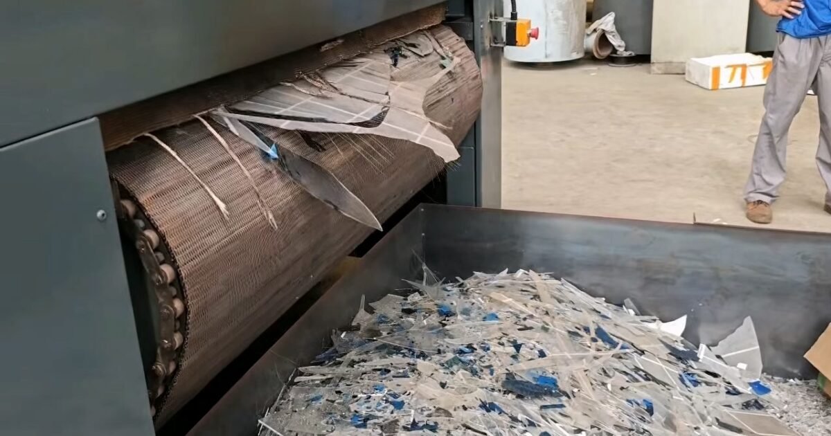 Double Glass Solar Panel Recycling Line Working Process