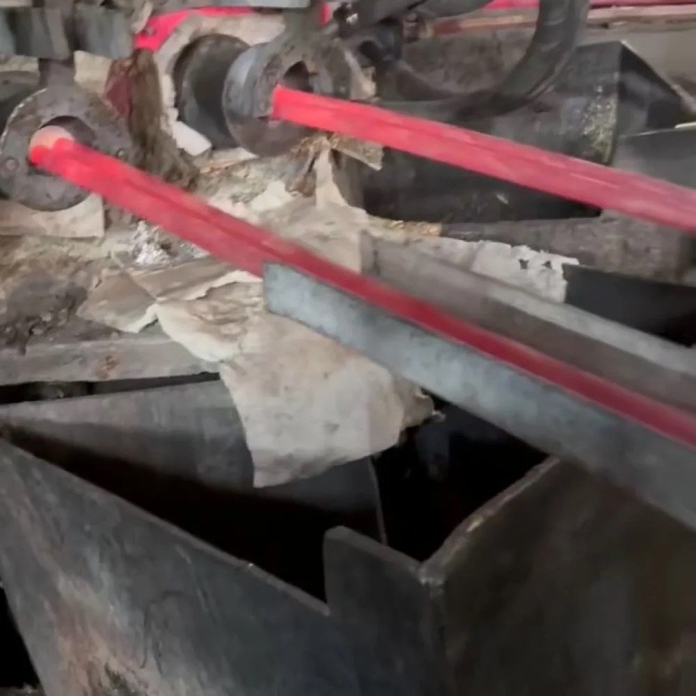 horizontal copper rod continuous casting machine