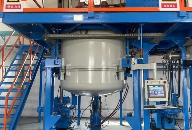 solar silicon ingot casting furnace
