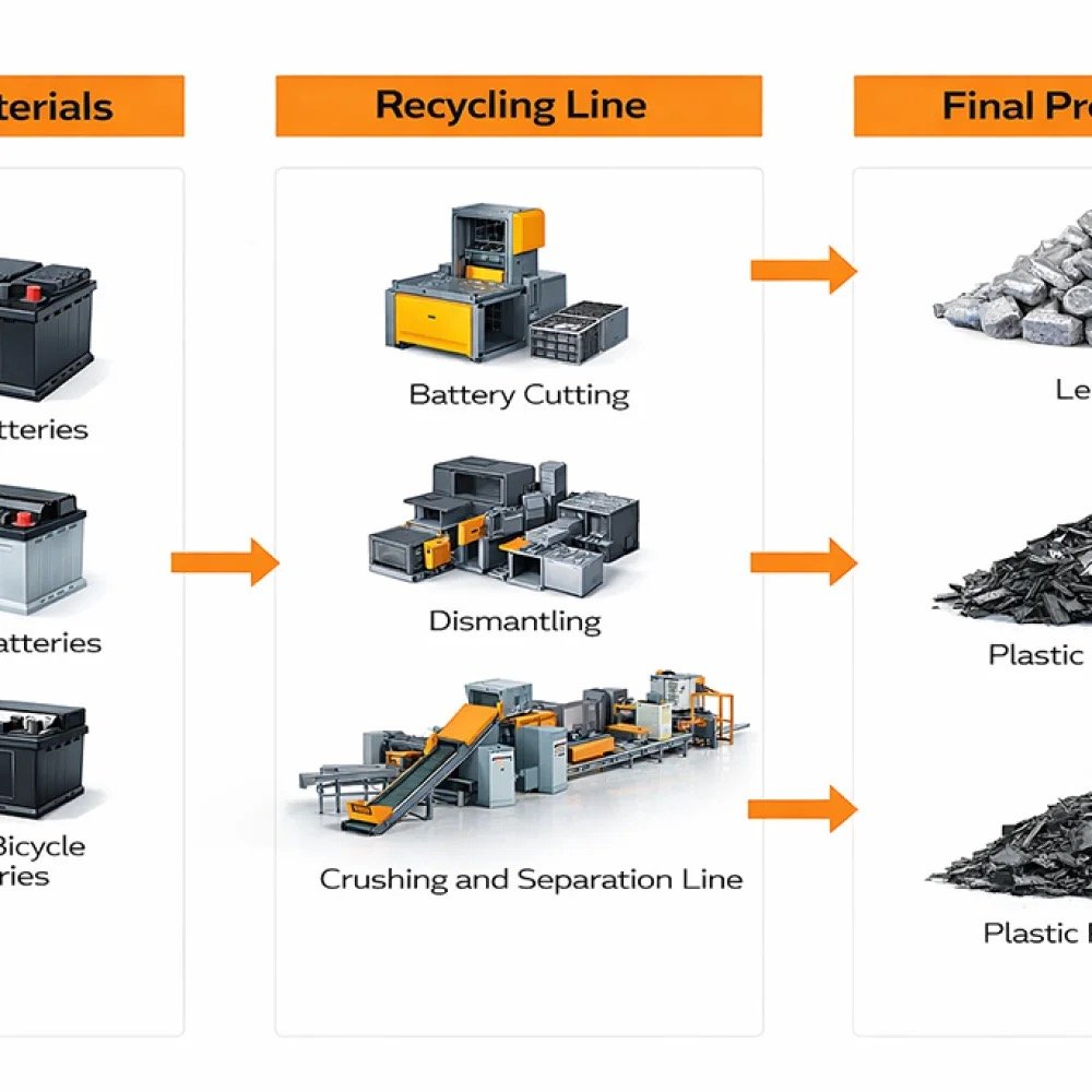Lead Acid Battery Recycling Machine for Safe and Efficient Recovery