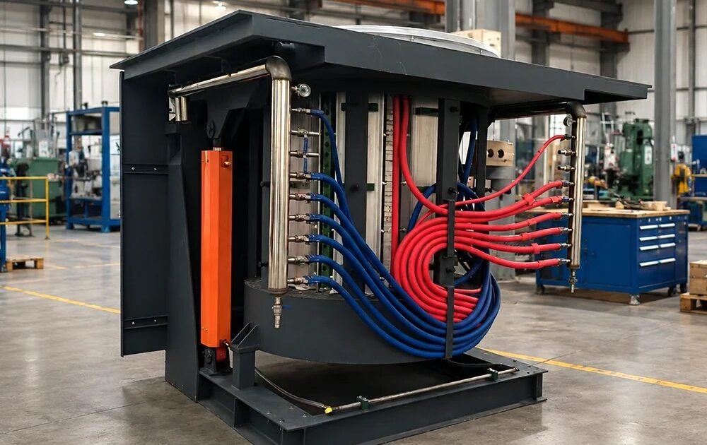 Industrial Silicon Melting Induction Furnace for Solar Grade