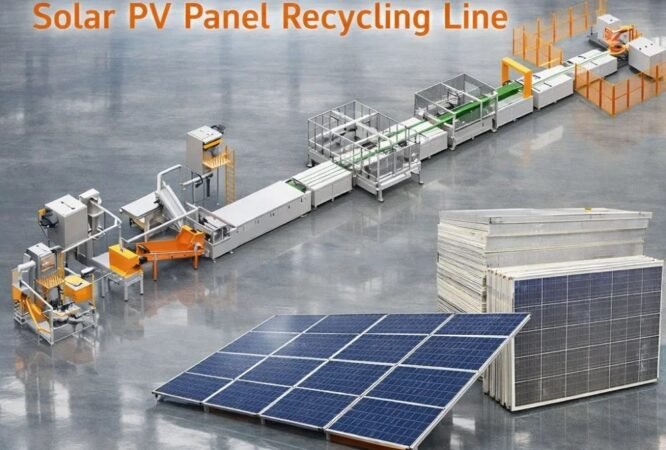 Fully Automatic Solar PV Panel Recycling Line