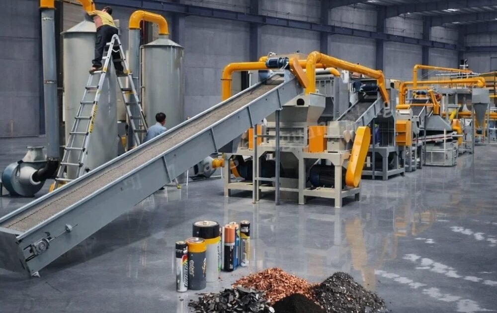 Lithium Battery Recycling Plant for Black Mass Recovery