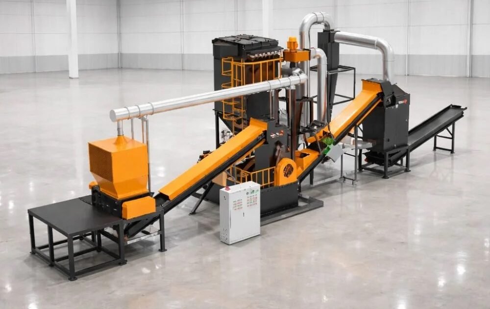 Waste Radiator Crushing Recycling Line