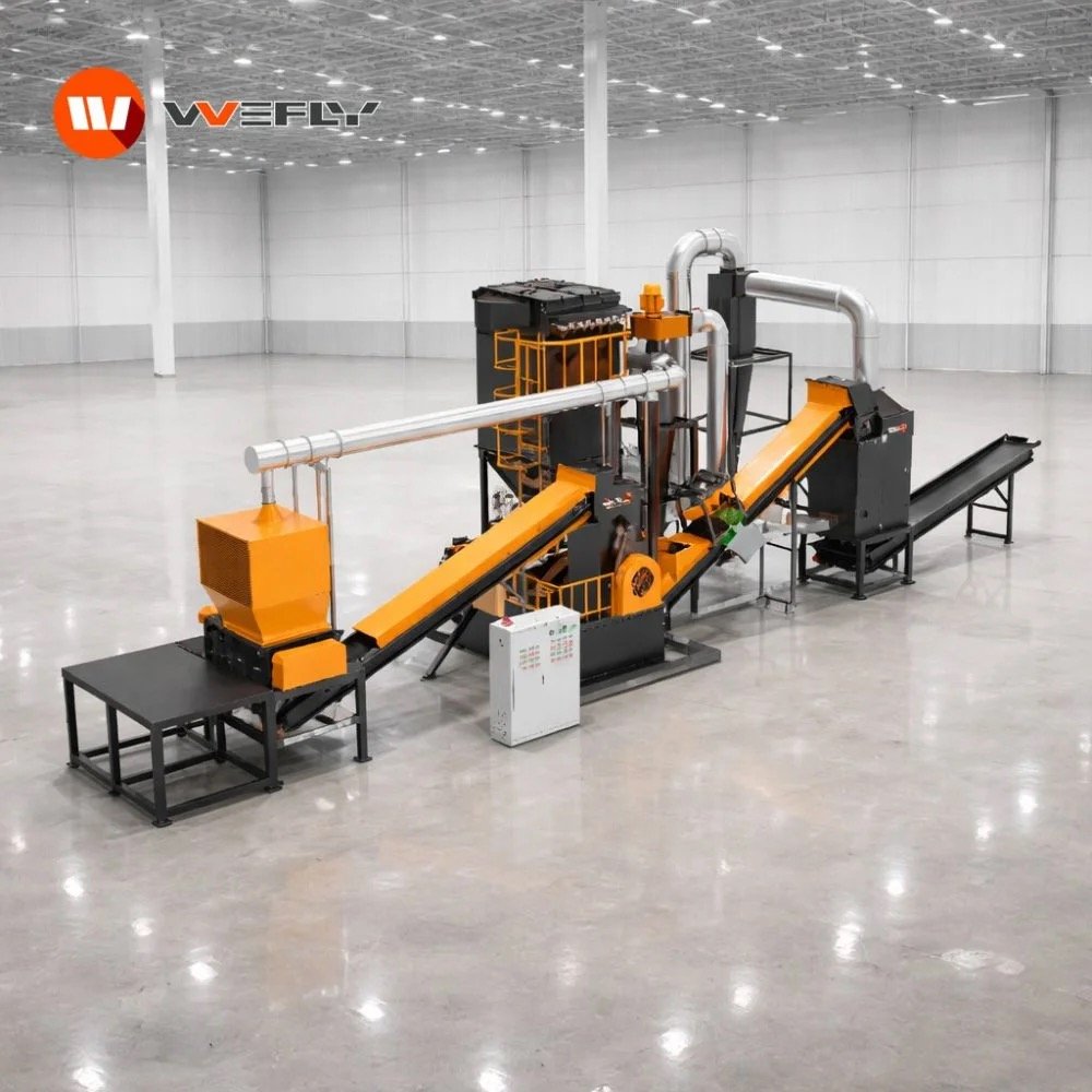 Waste Radiator Crushing Recycling Line