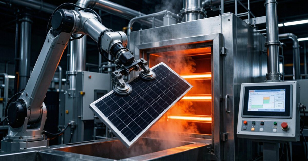 PV Solar Panel Modules Recycling Equipment and Technology Trends