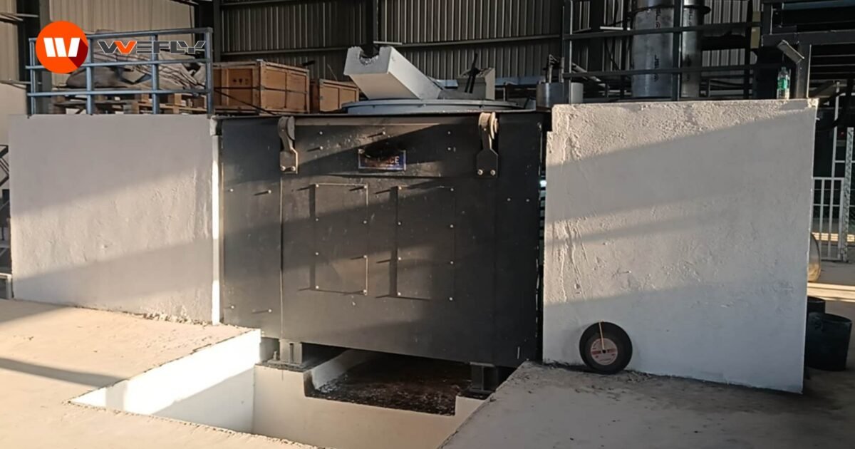 WOLFU solar panel precious metal recovery equipment installed in India.