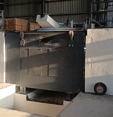 WOLFU solar panel precious metal recovery equipment installed in India.