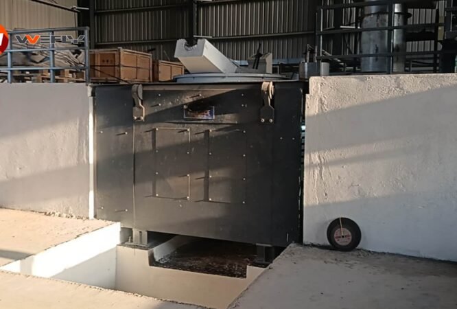 WOLFU solar panel precious metal recovery equipment installed in India.