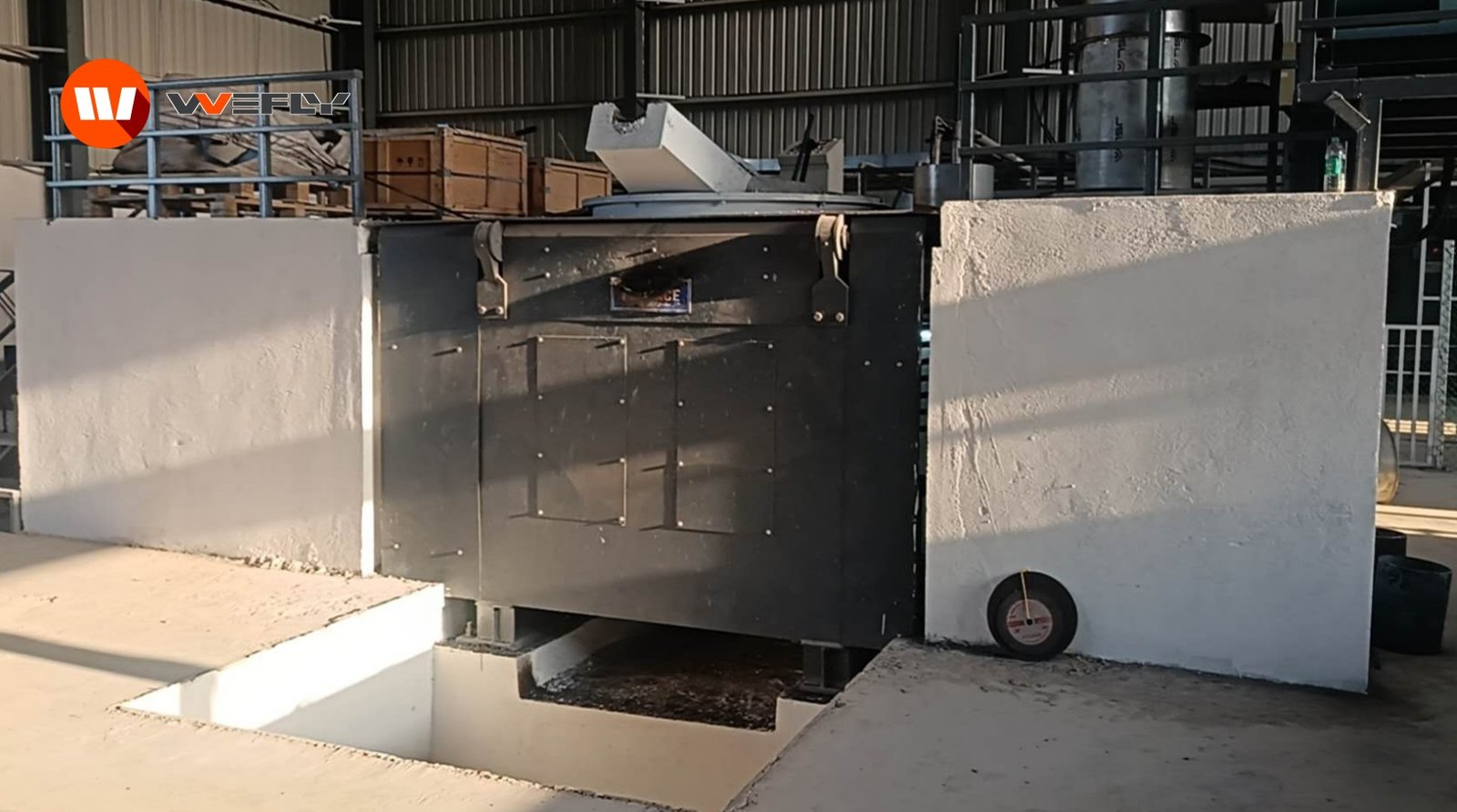 Silver ingots and photovoltaic panel recycling line manufactured by WOLFU Luoyang factory
