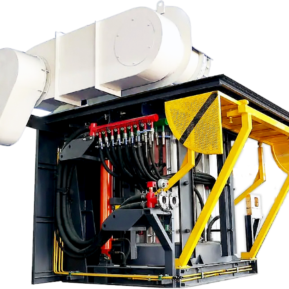 5 Ton Medium Frequency Induction Melting Furnace for Steel